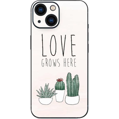 Love Grows Here iPhone 13 Mini Skin