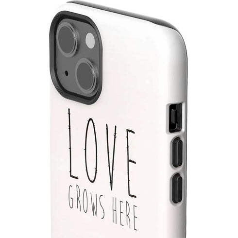 Love Grows Here iPhone 15 Plus Impact Case