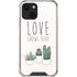 Love Grows Here iPhone 14 Plus Clear Case