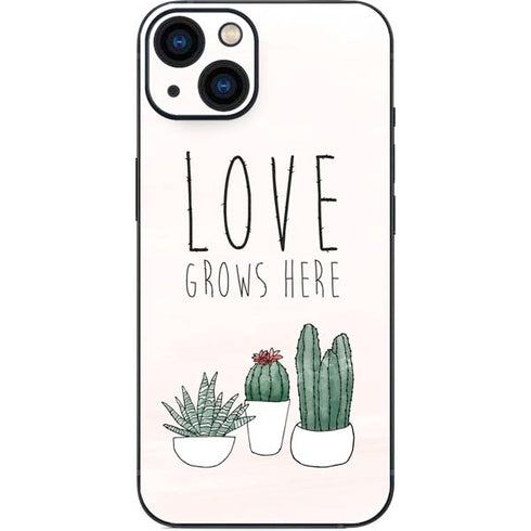 Love Grows Here iPhone 14 Plus Skin
