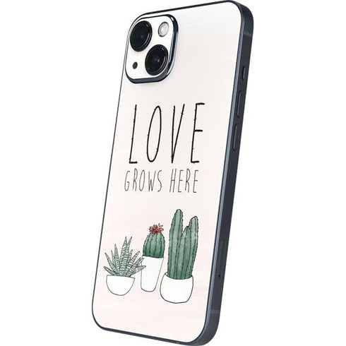 Love Grows Here iPhone 15 Plus Skin