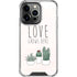 Love Grows Here iPhone 15 Pro Clear Case