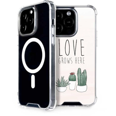 Love Grows Here iPhone 15 Pro MagSafe Case