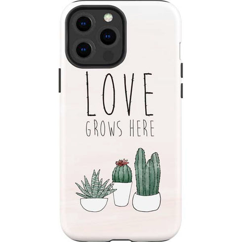 Love Grows Here iPhone 15 Pro Max Impact Case