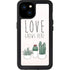 Love Grows Here iPhone 15 Plus Waterproof Case