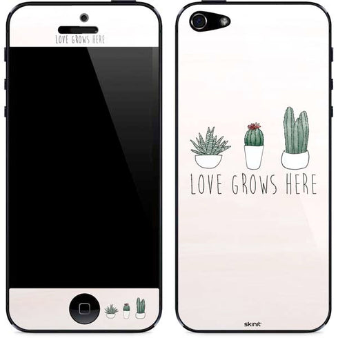 Love Grows Here iPhone 5/5s/5SE Skin
