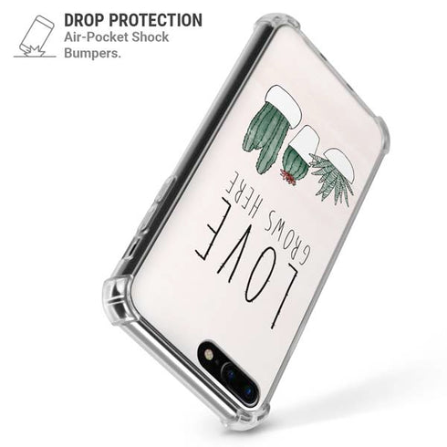 Love Grows Here iPhone 7/8 Plus Clear Case
