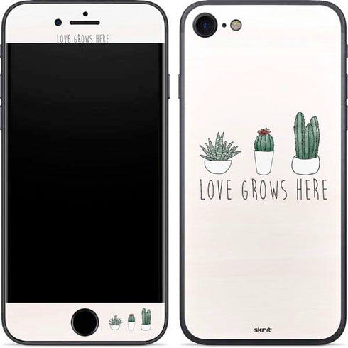 Love Grows Here iPhone 7 Skin