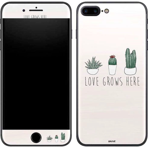Love Grows Here iPhone 8 Plus Skin