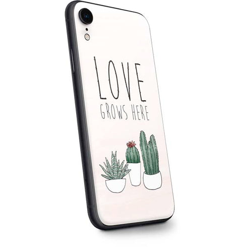 Love Grows Here iPhone XR Skin