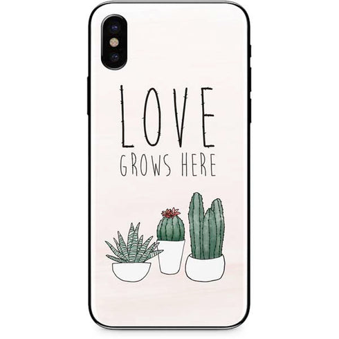 Love Grows Here iPhone XS Skin
