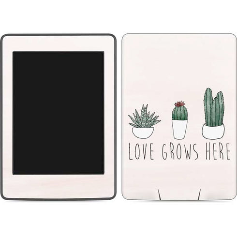 Love Grows Here Amazon Kindle Skin