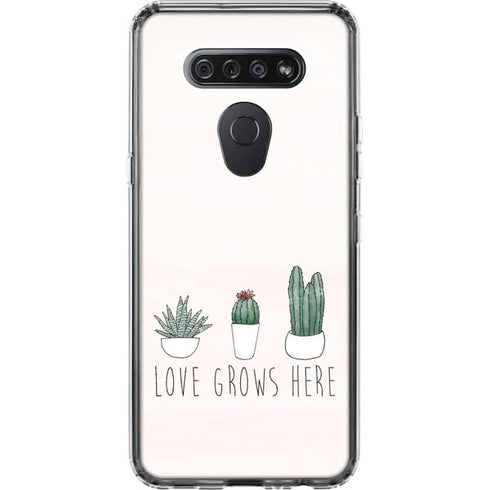 Love Grows Here LG K51/Q51 Clear Case