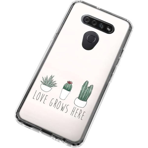 Love Grows Here LG K51/Q51 Clear Case