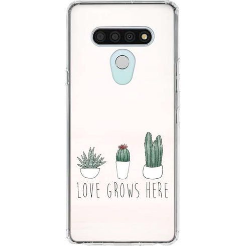 Love Grows Here LG Stylo 6 Clear Case
