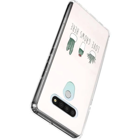 Love Grows Here LG Stylo 6 Clear Case