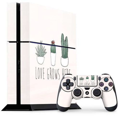 Love Grows Here PS4 Console and Controller Bundle Skin