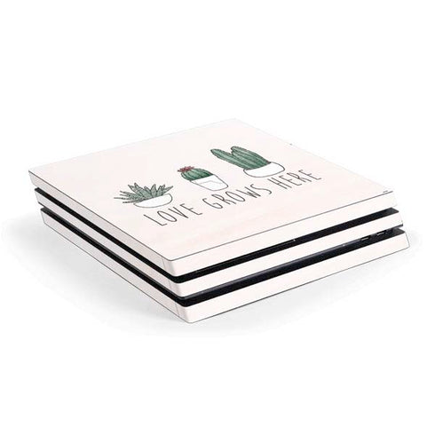 Love Grows Here PS4 Pro Console Skin