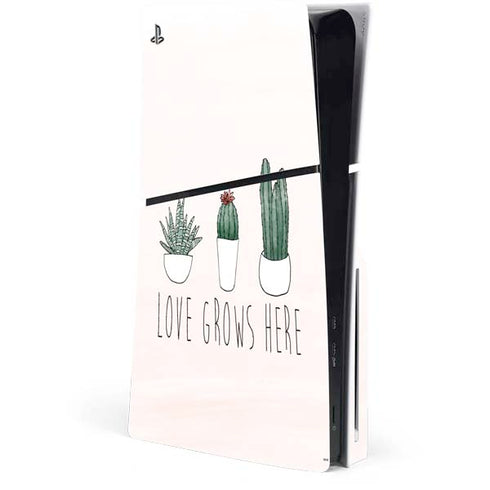Love Grows Here PS5 Slim Disk Console Skin