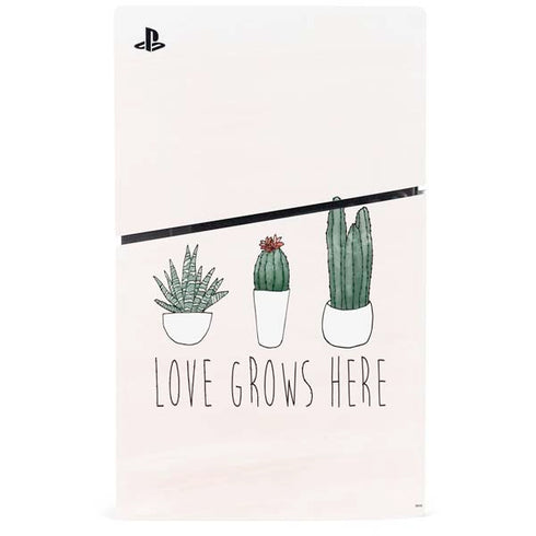 Love Grows Here PS5 Slim Disk Console Skin