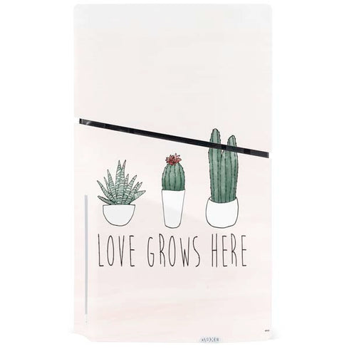 Love Grows Here PS5 Slim Disk Console Skin