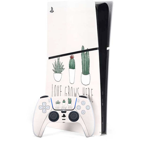 Love Grows Here PS5 Slim Digital Edition Bundle Skin
