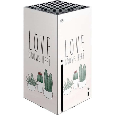 Love Grows Here Xbox Series X Console Skin