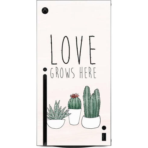 Love Grows Here Xbox Series X Console Skin