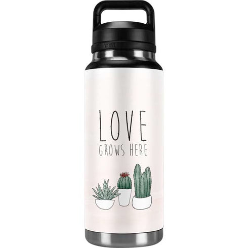 Love Grows Here YETI Rambler 36oz Bottle Skin