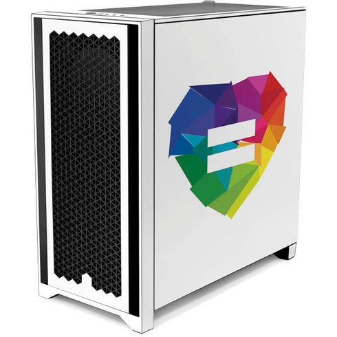 Love Is Equal Corsair 4000D Tempered Glass Mid-Tower ATX Case Skin