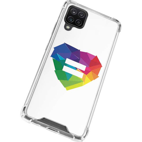 Love Is Equal Galaxy A12 Clear Case