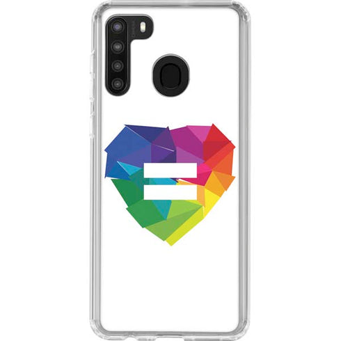 Love Is Equal Galaxy A21 Clear Case
