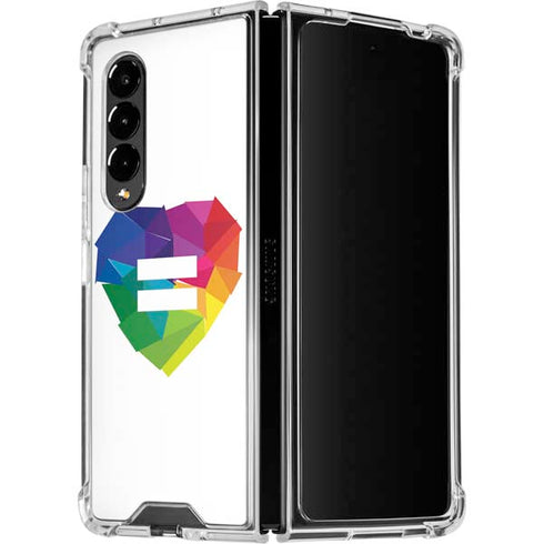 Love Is Equal Galaxy Z Fold4 5G Clear Case