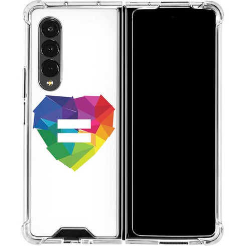 Love Is Equal Galaxy Z Fold4 5G Clear Case