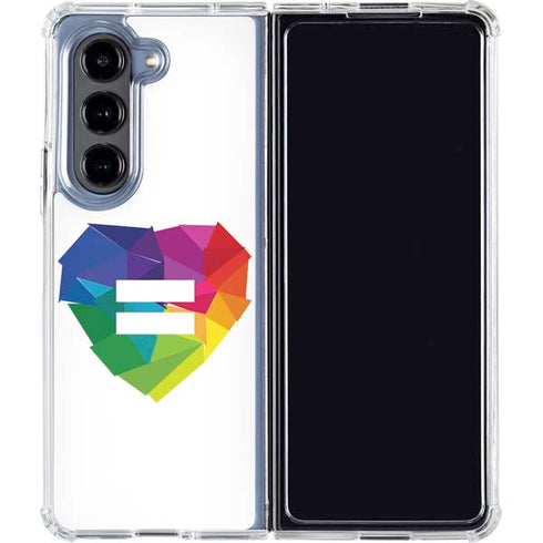 Love Is Equal Galaxy Z Fold5 5G Clear Case