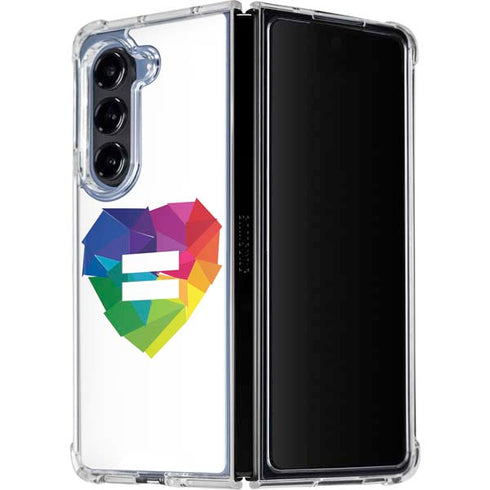 Love Is Equal Galaxy Z Fold5 5G Clear Case