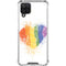 Love Is Love Heart Galaxy A12 Clear Case