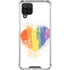 Love Is Love Heart Galaxy A12 Clear Case