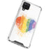 Love Is Love Heart Galaxy A12 Clear Case