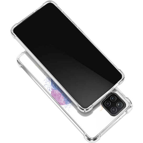 Love Is Love Heart Galaxy A12 Clear Case