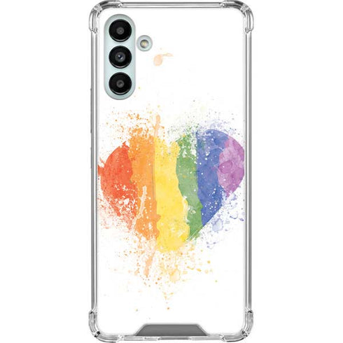 Love Is Love Heart Galaxy A13 5G Clear Case