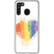 Love Is Love Heart Galaxy A21 Clear Case