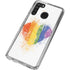 Love Is Love Heart Galaxy A21 Clear Case