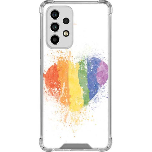 Love Is Love Heart Galaxy A53 5G Clear Case