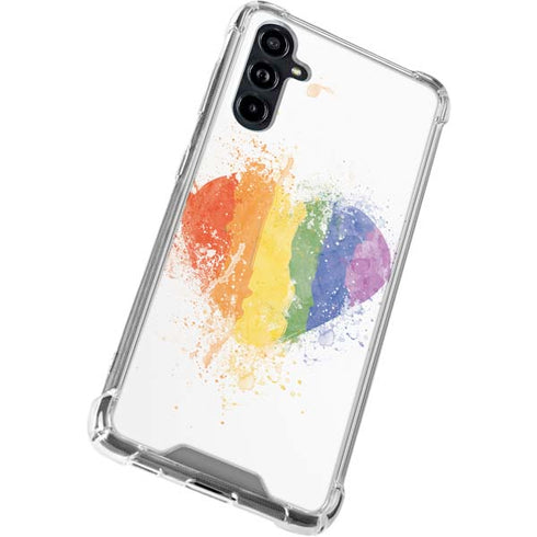 Love Is Love Heart Galaxy A54 5G Clear Case