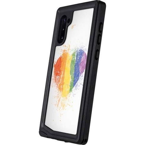 Love Is Love Heart Galaxy Note 10 Waterproof Case