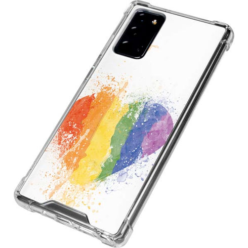 Love Is Love Heart Galaxy Note20 5G Clear Case