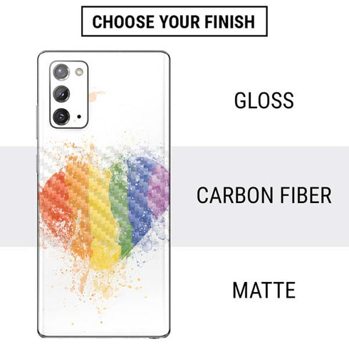 Love Is Love Heart Galaxy Note20 5G Skin