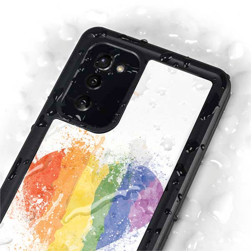 Love Is Love Heart Galaxy Note20 5G Waterproof Case