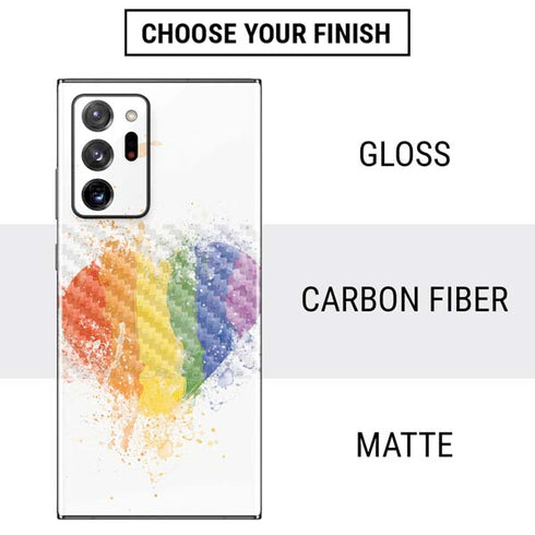 Love Is Love Heart Galaxy Note20 Ultra 5G Skin